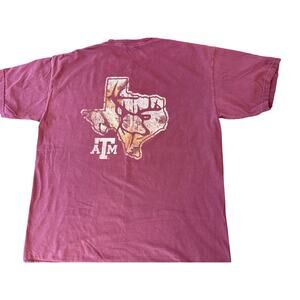 TEXAS A & M AGGIES Outdoors Comfort Colors size XL tee T-Shirt gameday